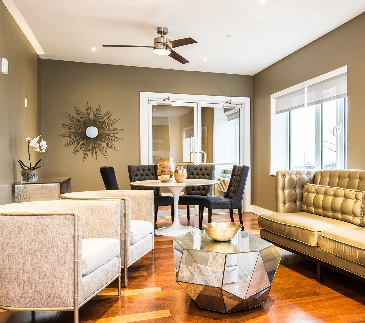 The doors and entryways