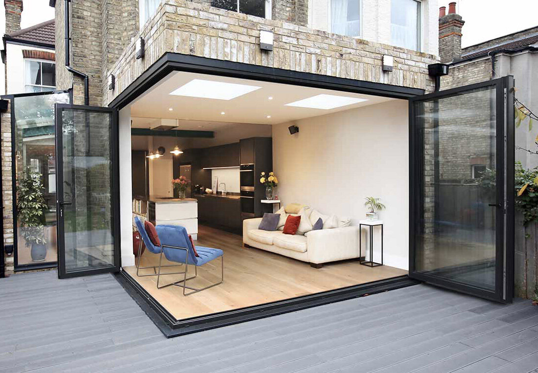 Residential Aluminum Folding Glass Doors for your home — VETRINA WINDOWS