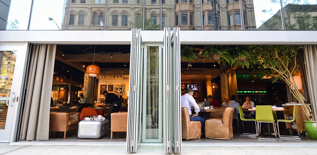 Commercial BiFold Doors & Windows — VETRINA WINDOWS