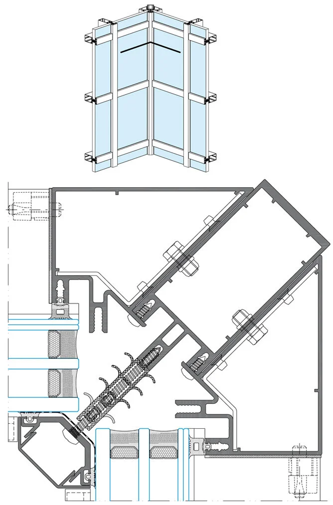 Vetrina Glass & Aluminum Energy Efficient Curtain Walls and Facade