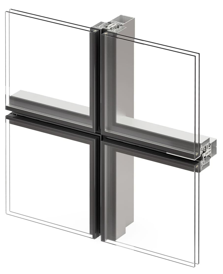 Vetrina ST-52 All-Glass Curtain Wall Facade System — VETRINA WINDOWS