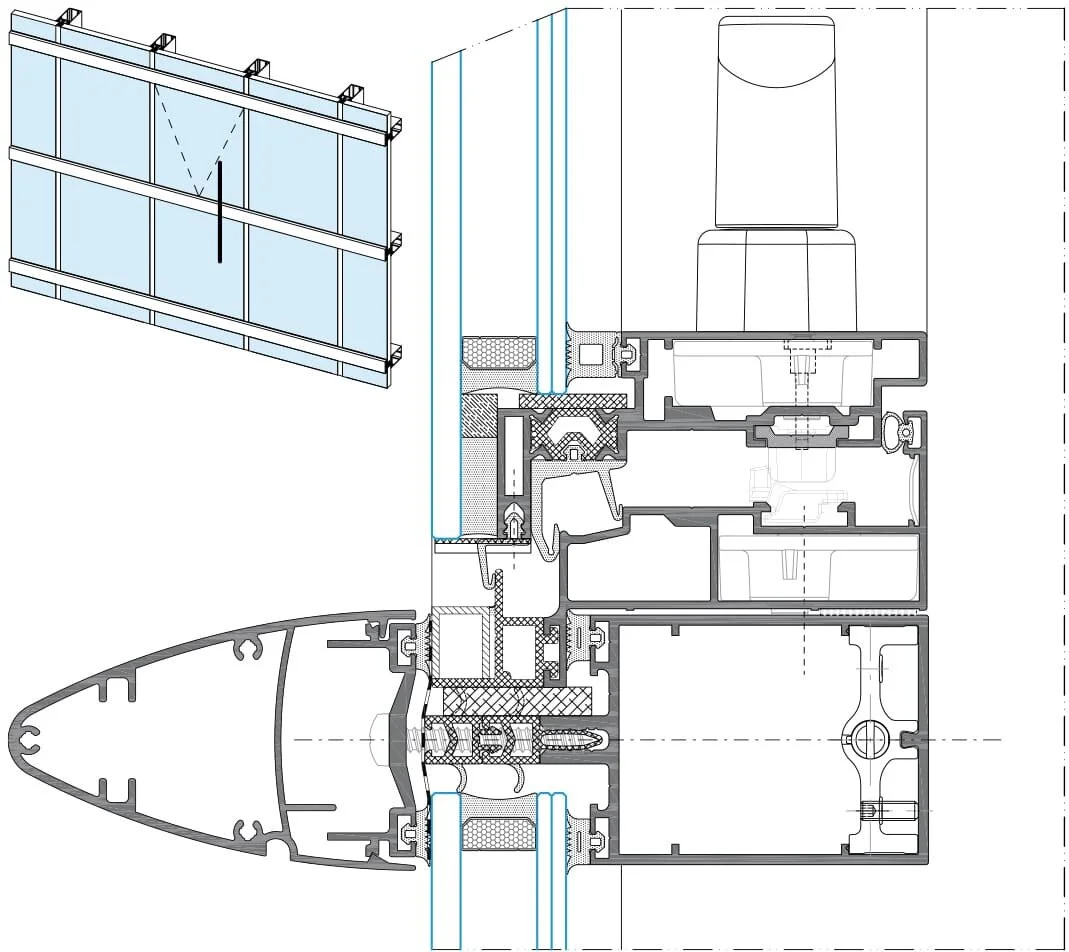 CONCEALED PROJECTING OPENING