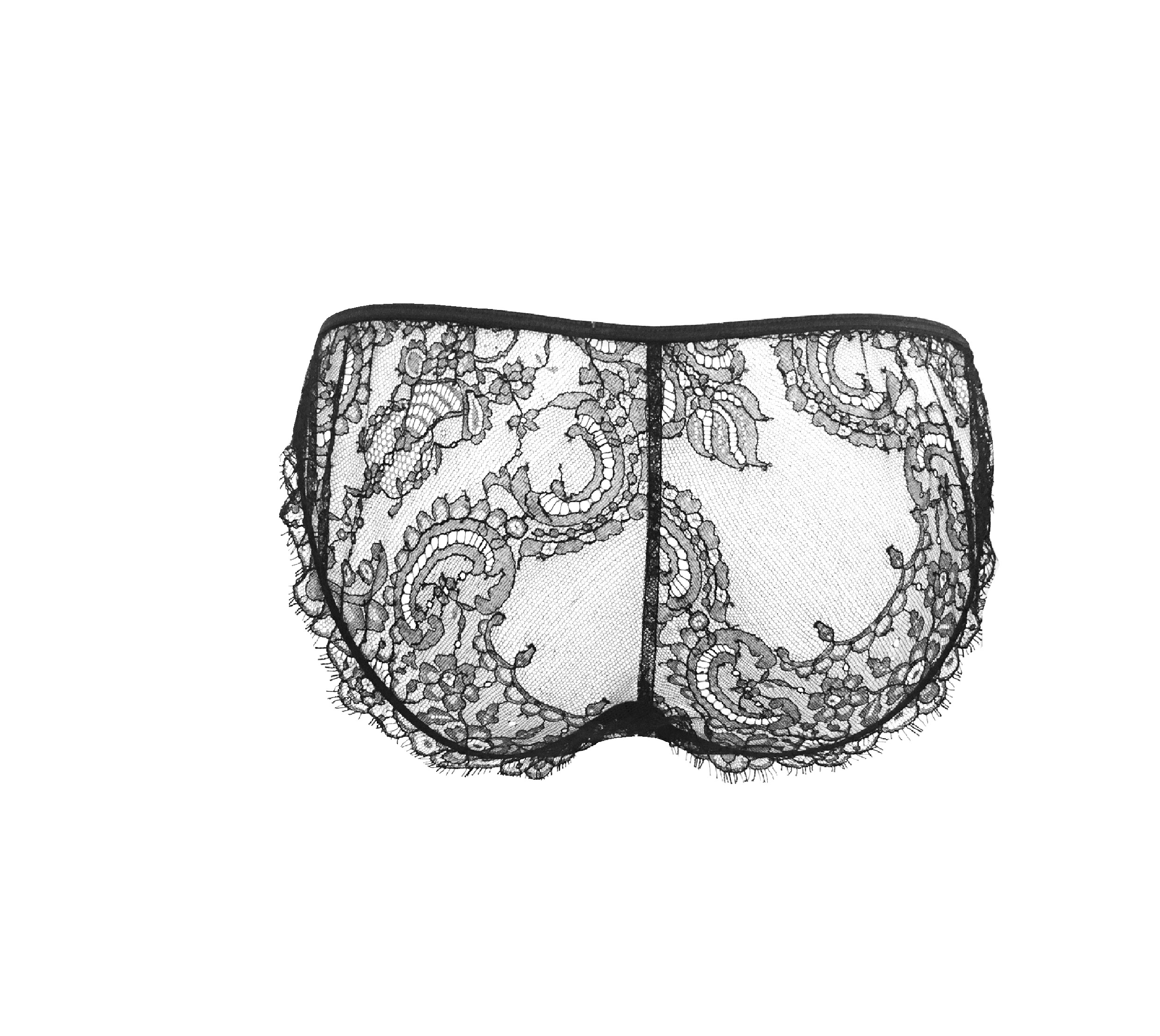 Copy of Sapphire silk and lace Briefs