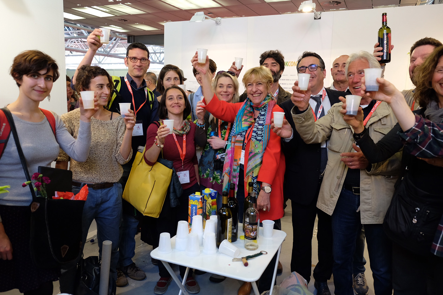 A happy exhibition opening with the Italian Carthusia Publishing and the finalists