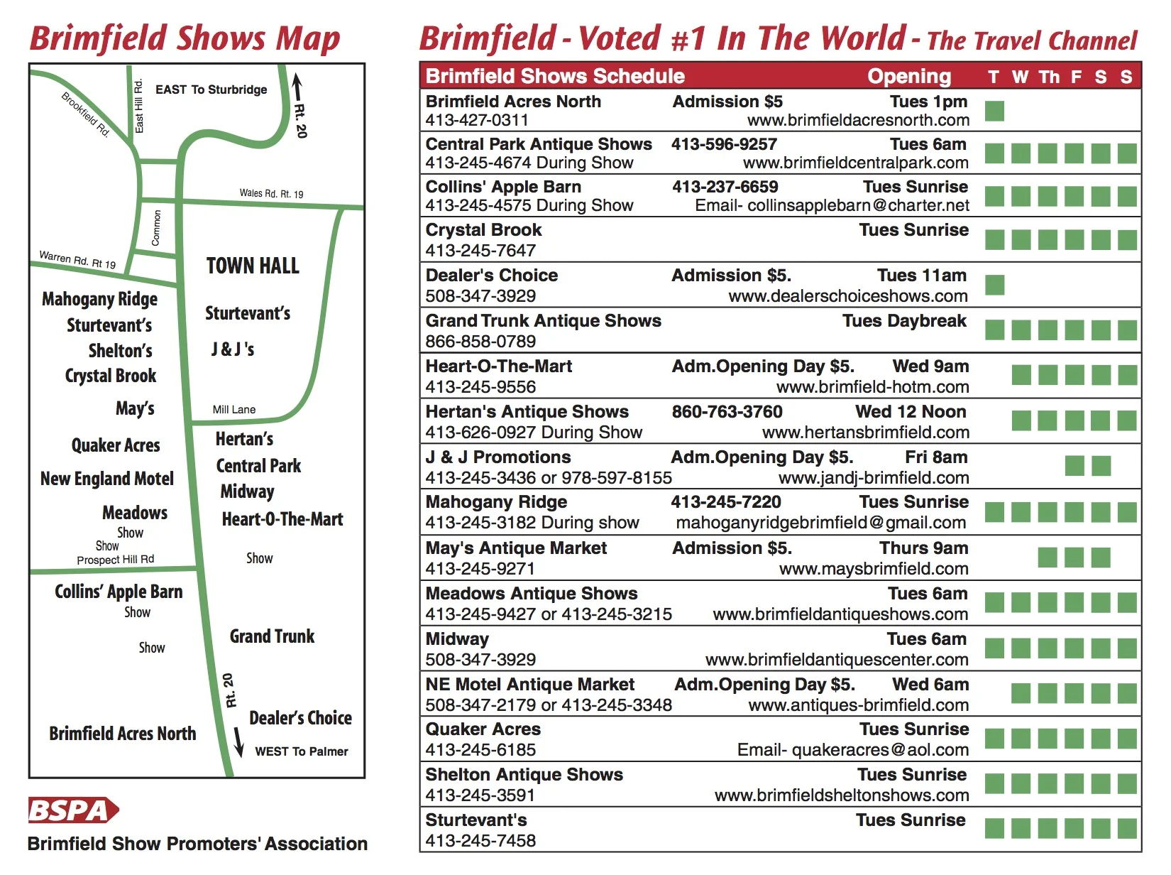 Show Venues —