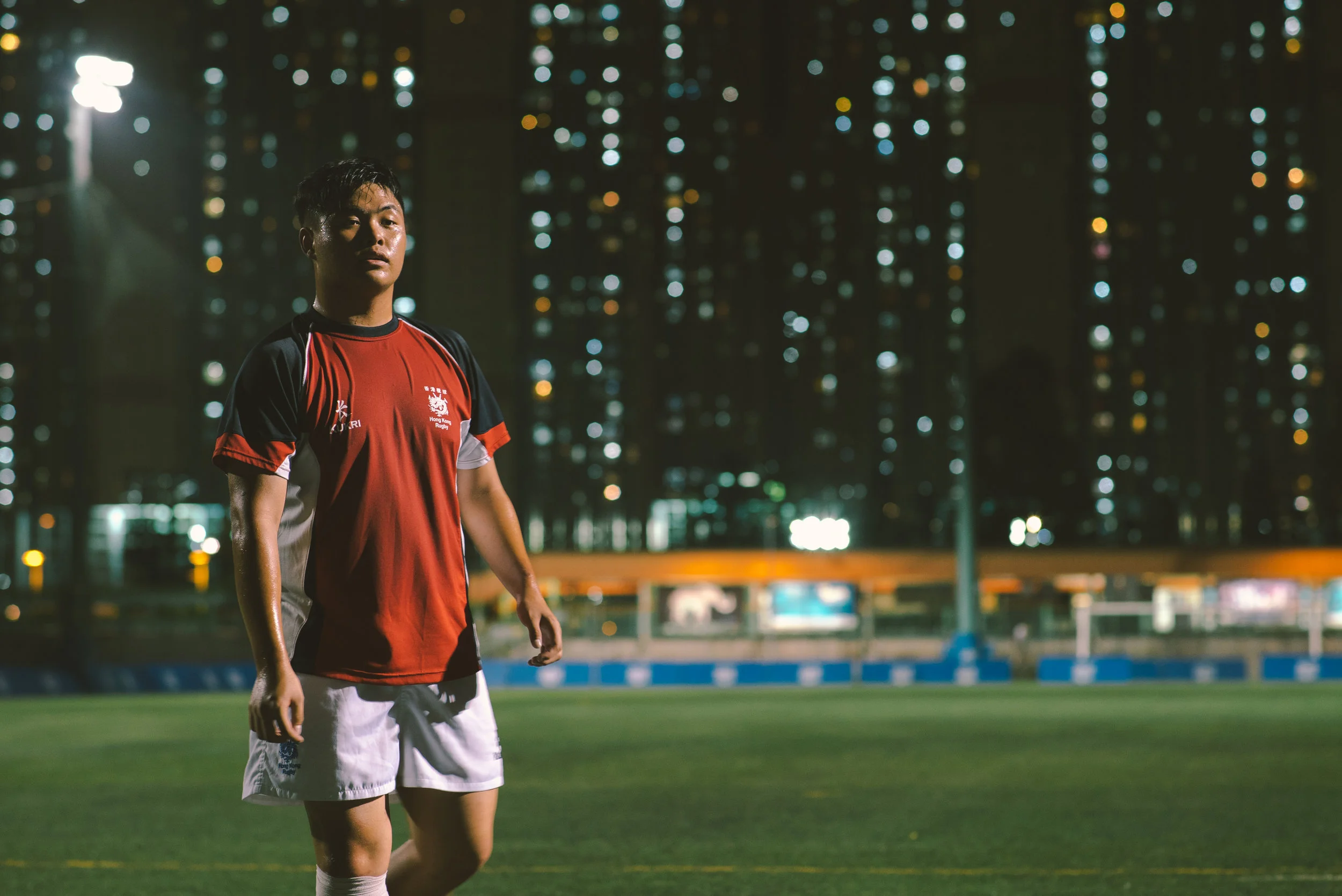 From in between the skyscrapers of Hong Kong – Rugby Alpha. Picture by Li Wai Nap.