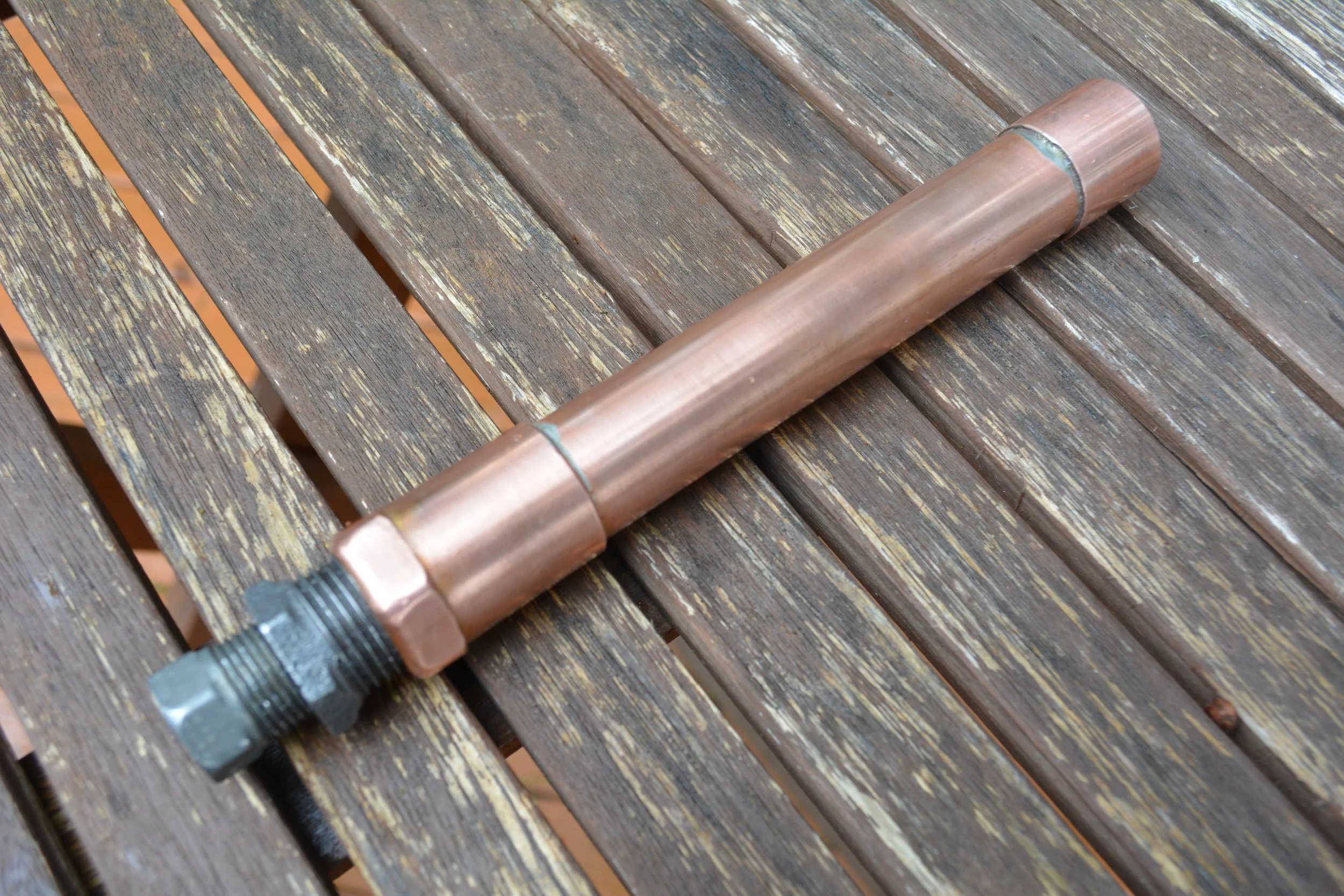 Copper Pipe Beer Tap