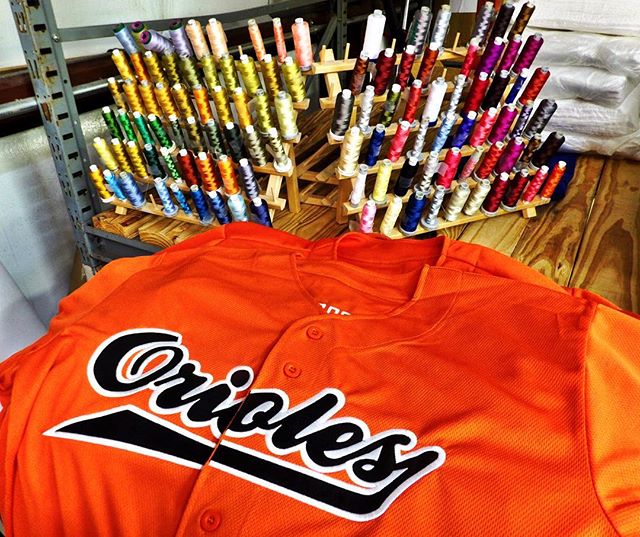 Let's all play like champions today because it's the weekend! ⚾️⚾️⚾️ check out our #custom baseball jerseys for the Charleston Orioles! &bull;&bull;&bull; #oconnorinc #monogram #embroidery #custom #charleston #ff #instafollow #l4l #followme #tag4like