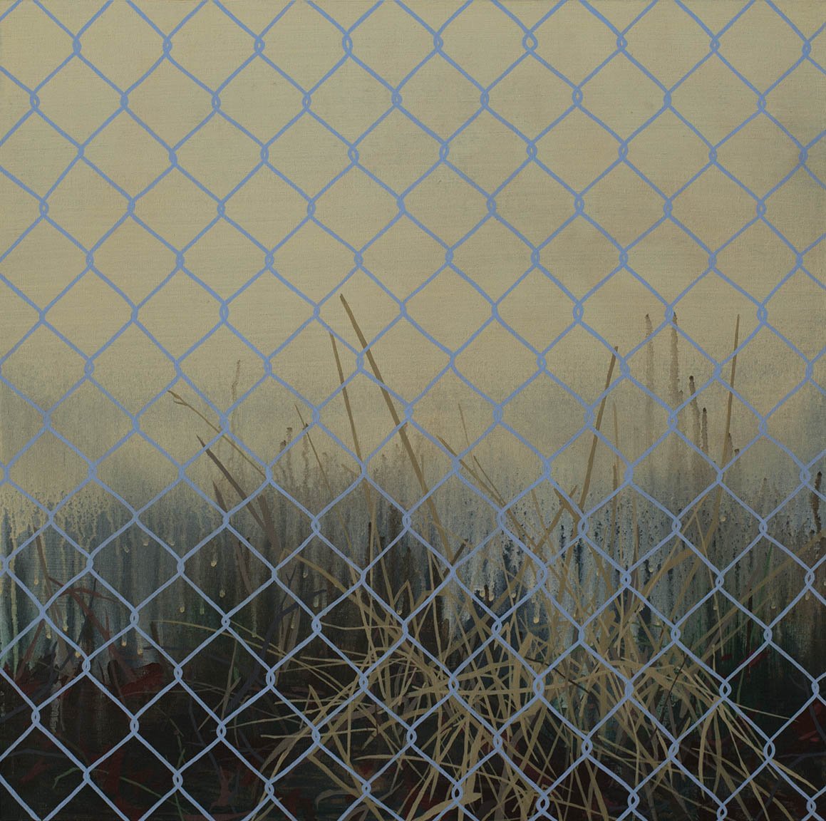   Barrier  Acrylic on canvas 24 × 24”  SOLD 