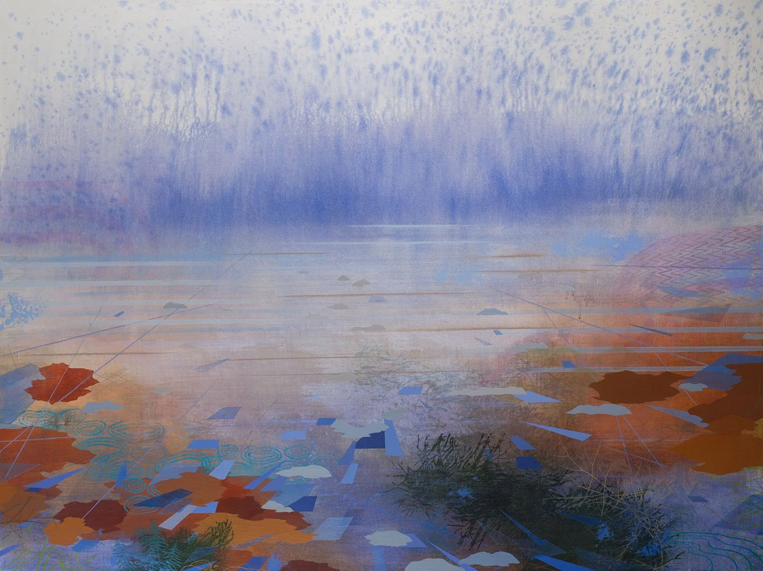   Thaw  Acrylic on canvas 36 × 48”  SOLD 