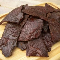 Jerky, including Cajun, Honey BBQ, Teriyaki, Cracked Pepper 5.00/pkg Our jerky is a great treat for the road or the trails! It is also known across the seas! We have shipped our jerky across seas to our troops! It is light and a great source of protein to keep them energized. We are proud to give them something to look forward to as they serve our country!