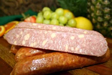 Fresh and Smoked Brats 5.00/ 5 brats Zeb is always creating new flavors! These are perfect for a camping trip or enjoy at home on the grill! Juicy and full of flavor!