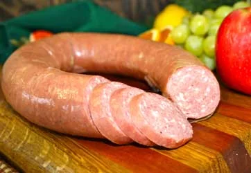 Specialty Smoked Ring Bologna 6.00/ring The older folks tell us this is the ring bologna they remember from their childhood! It is great for breakfast, alone, or on pizza!