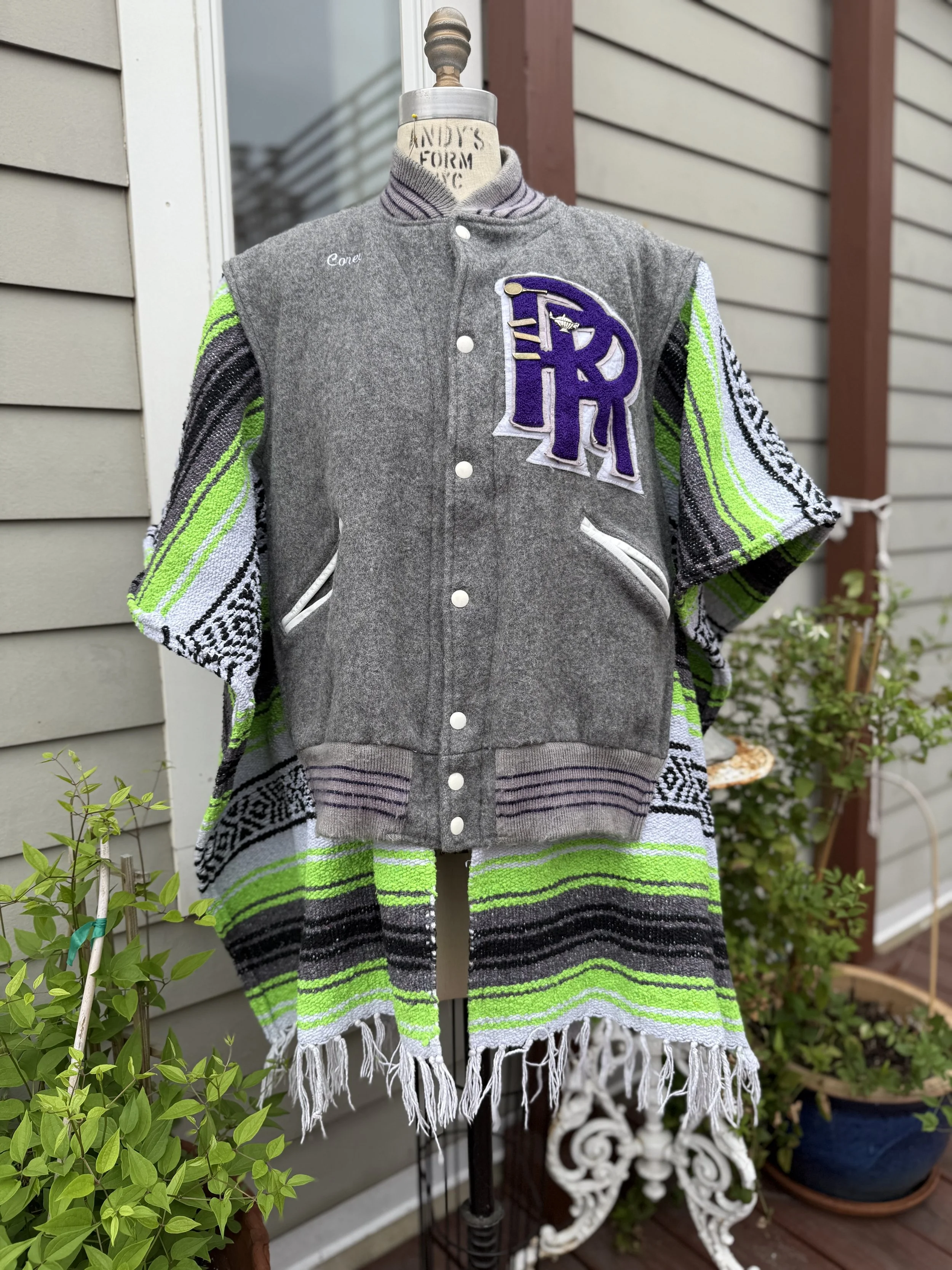 Electric Lime Poncho