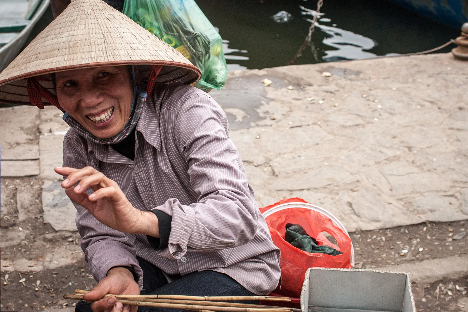 Food Seller, Perfume Pagoda, Vietnam