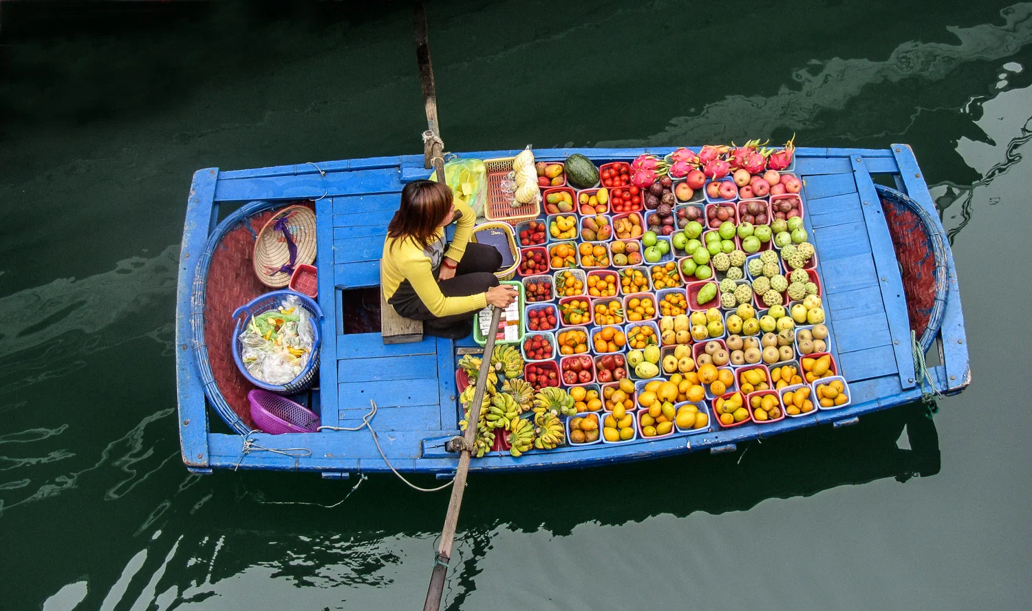 Fruit Seller, Ha Long Bay, Vietnam