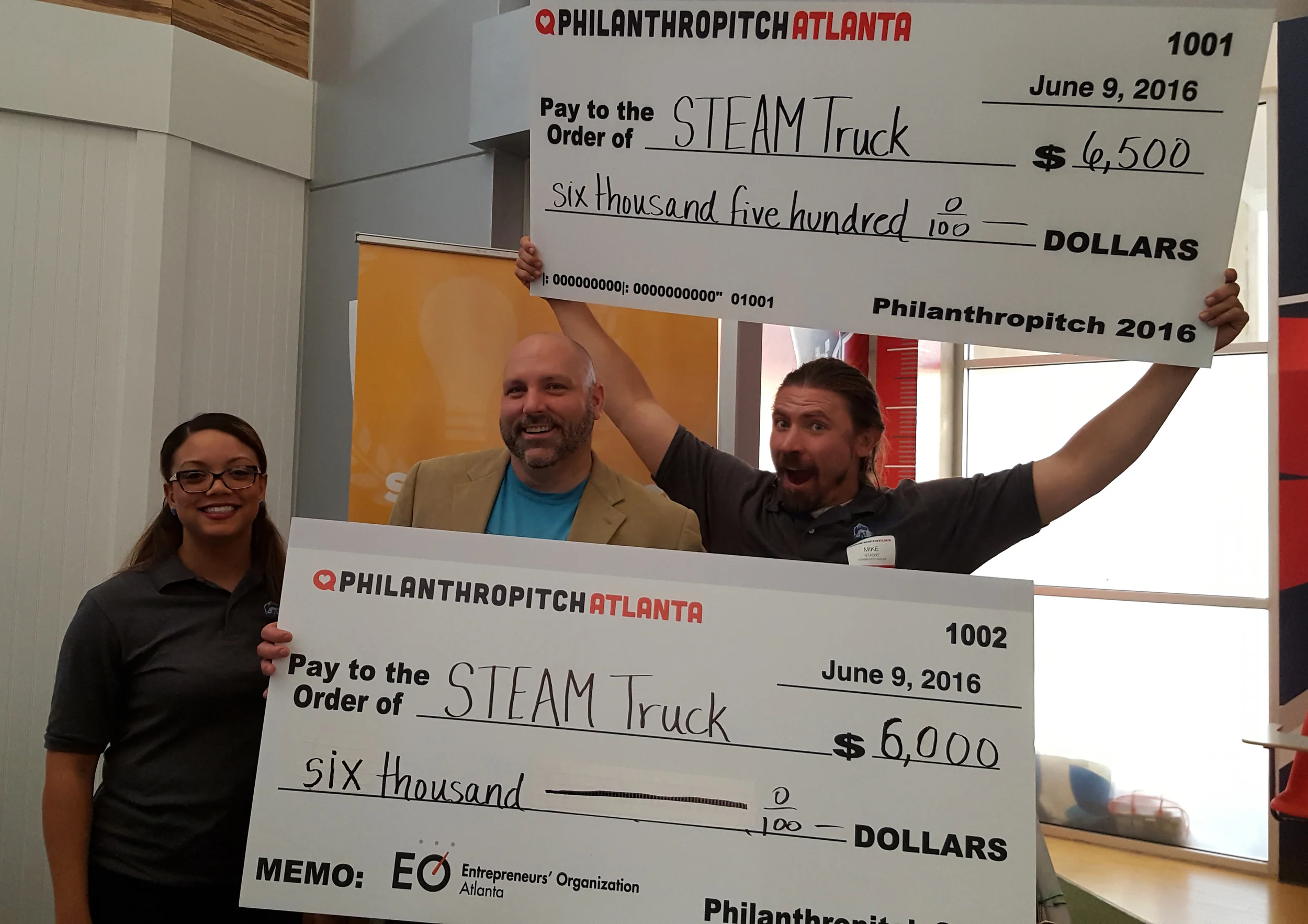 Winners of the PhilanthropitchAtlanta 2016 Award!