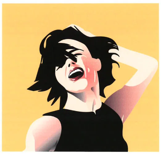 Screaming GirlIllustration for a mental health editorial.&nbsp;Vector illustration