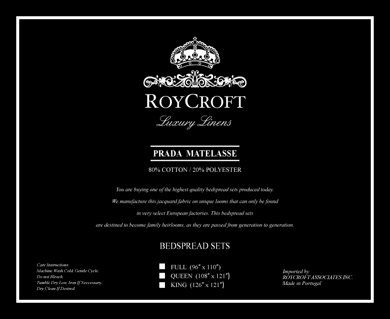 Roycoft Luxury LinensLogo Design and packaging&nbsp;