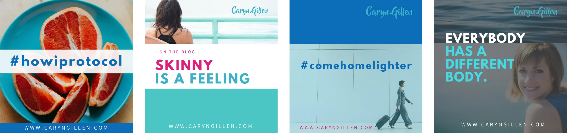 A peek behind the scenes at the Custom Social Media Templates for Caryn Gillen by Let Her Fly