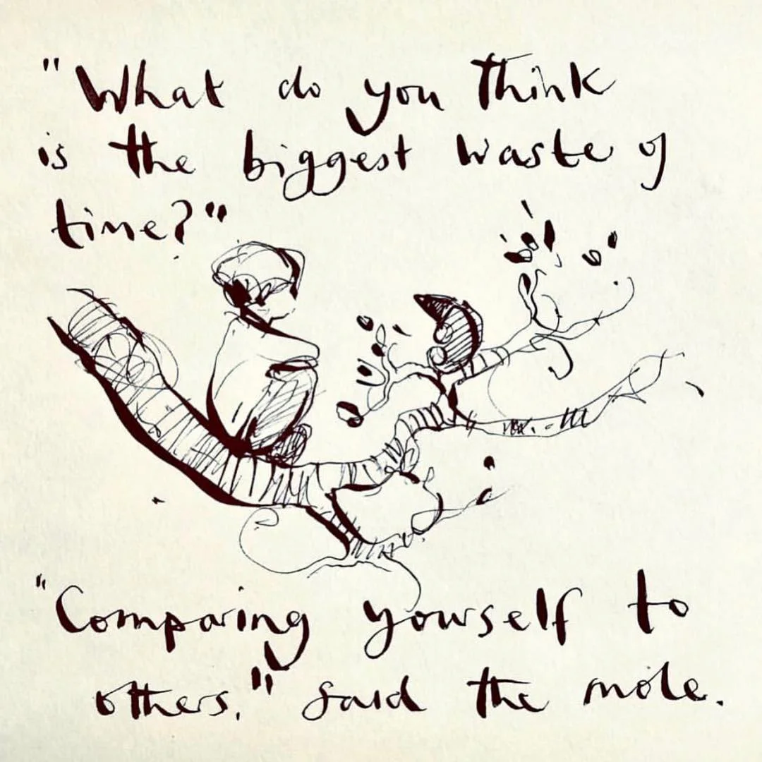 COMPARING OURSELVES WITH OTHERS: A DRAINING HABIT