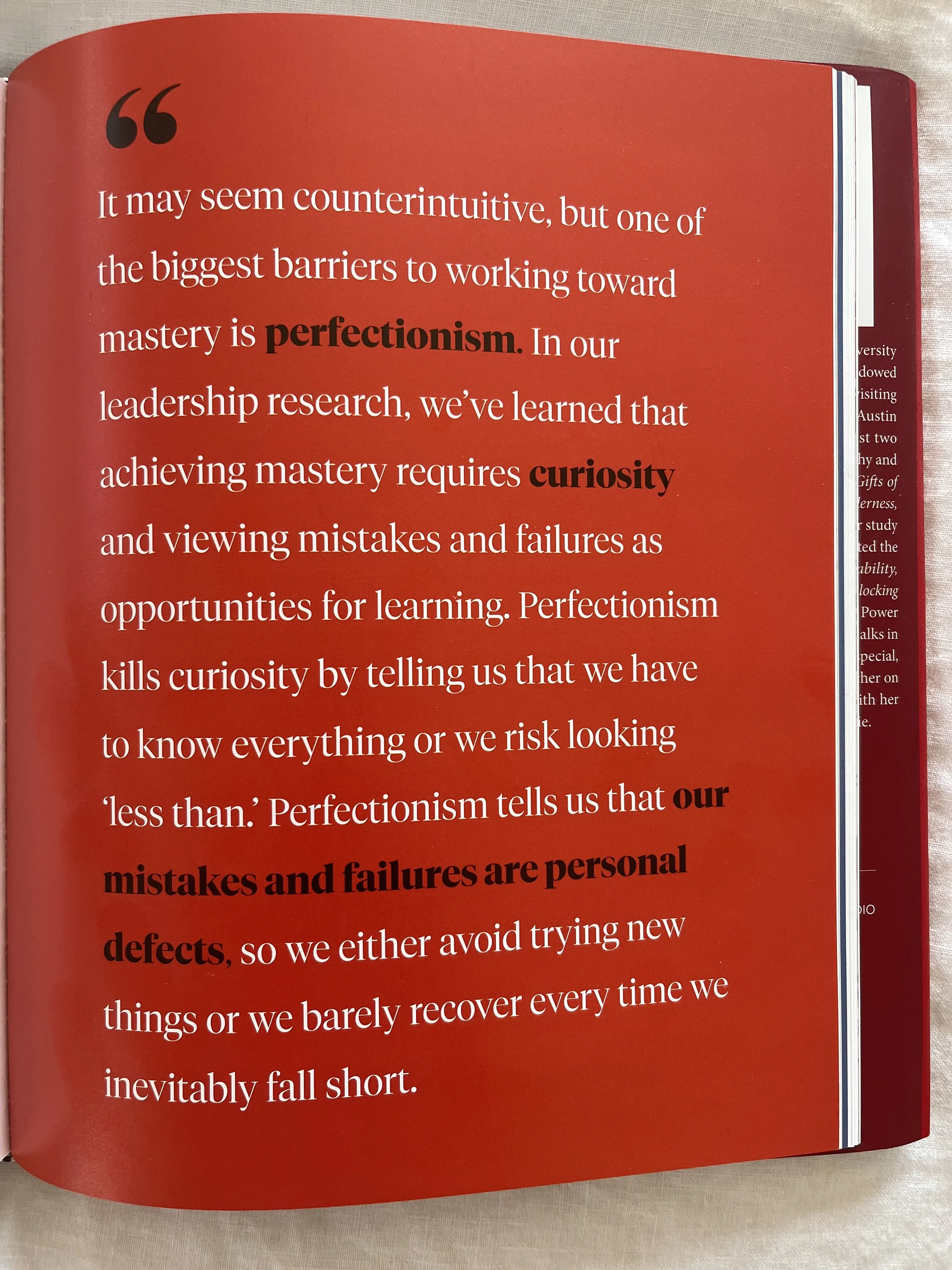 Newsletter Apr '22 - THE PERFECTIONIST TENDENCY