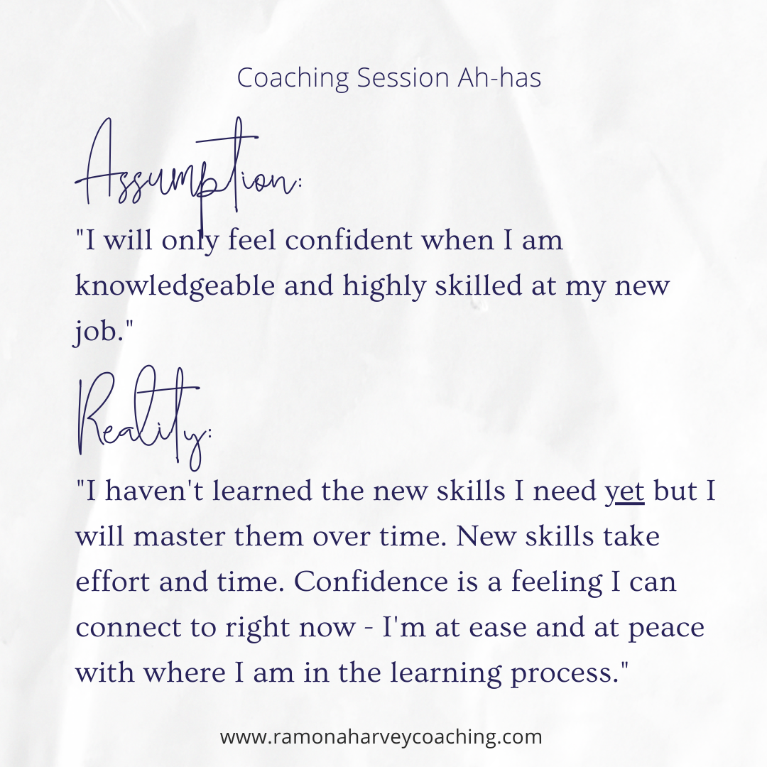 Don't wait to be confident