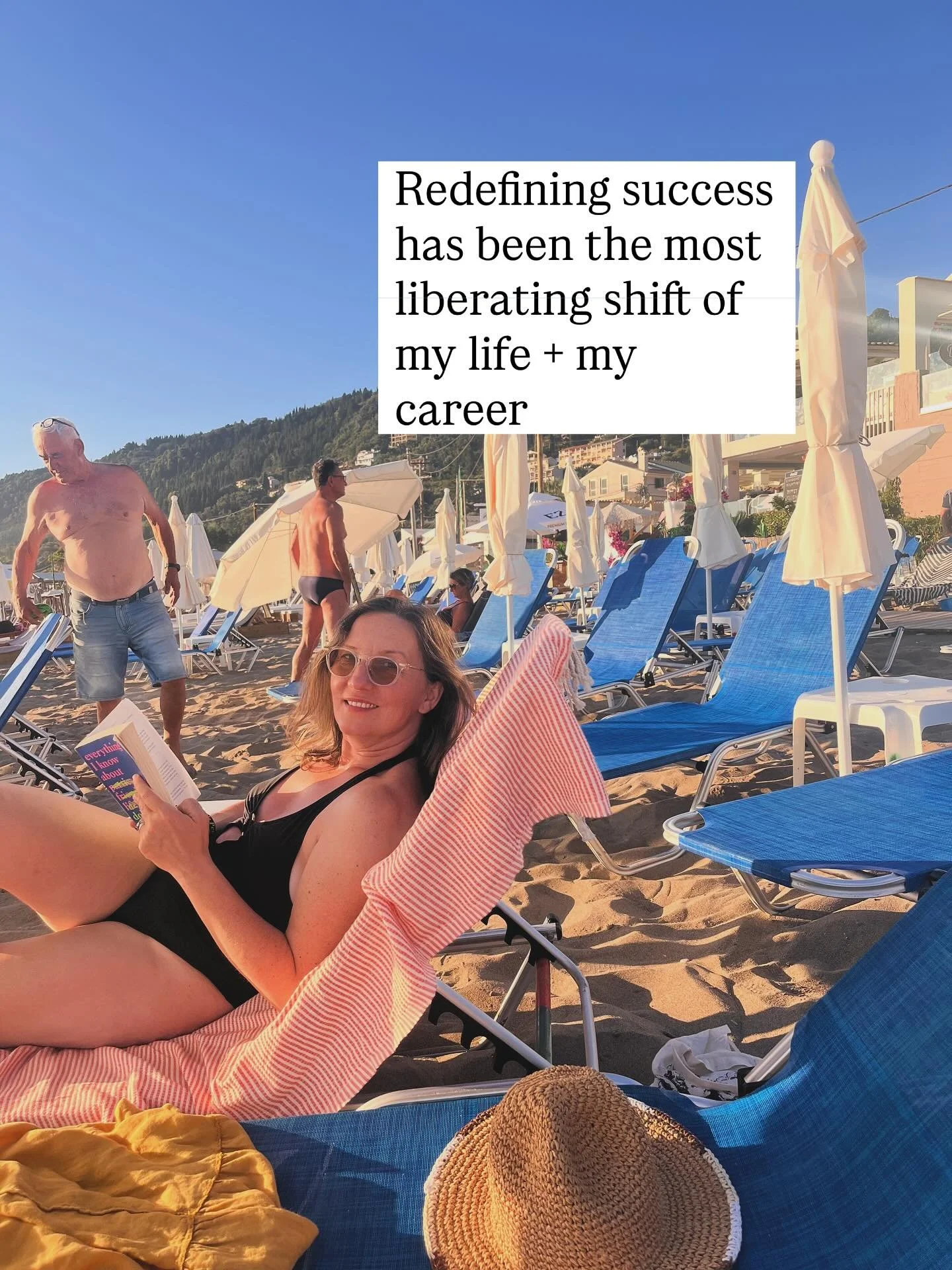 I used to think (and I used to be too embarrassed to admit this), that success meant getting the next title (which I felt I had earned), or looking great on my LinkedIn profile. 

And once I got the role I really wanted to get for years, thinking it&