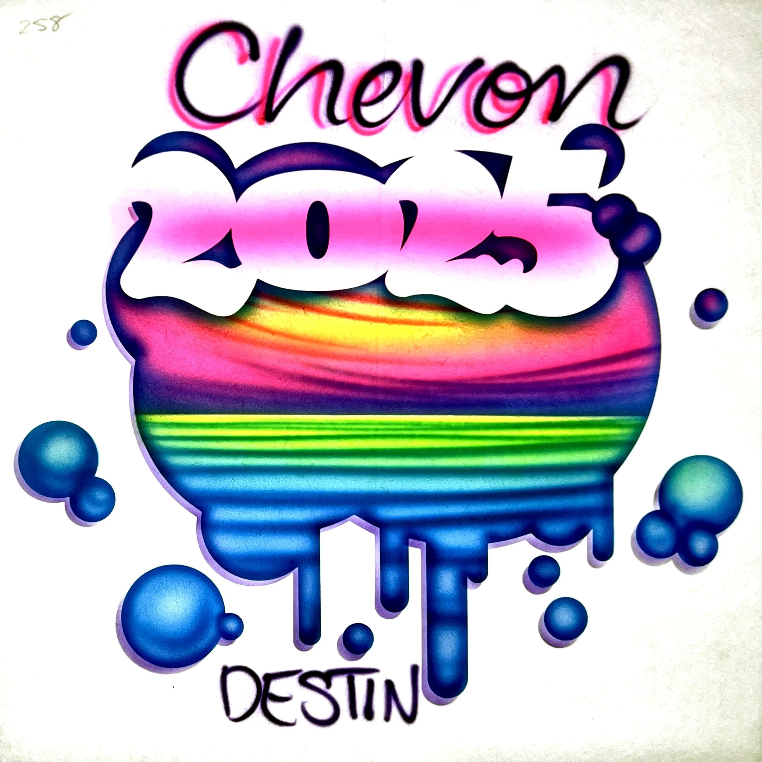 258 Bubble Beach Year Pink