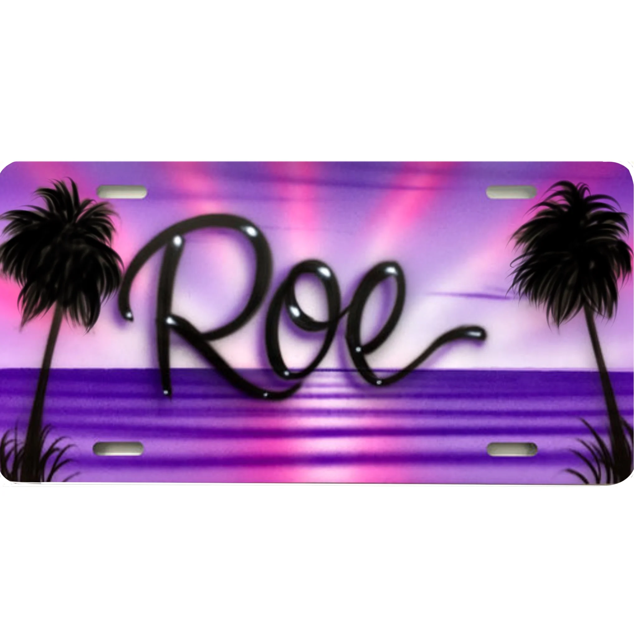 T111 Purple Pink Palm Burst