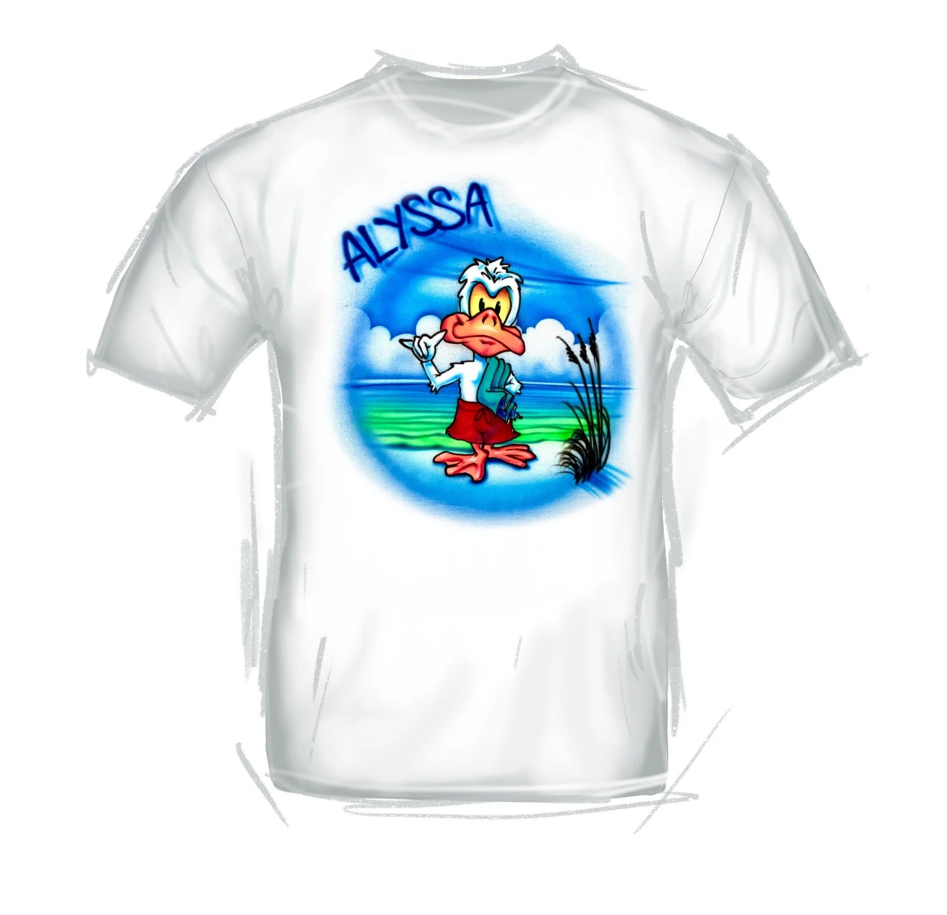 424 Beach Duck Hang Loose 2