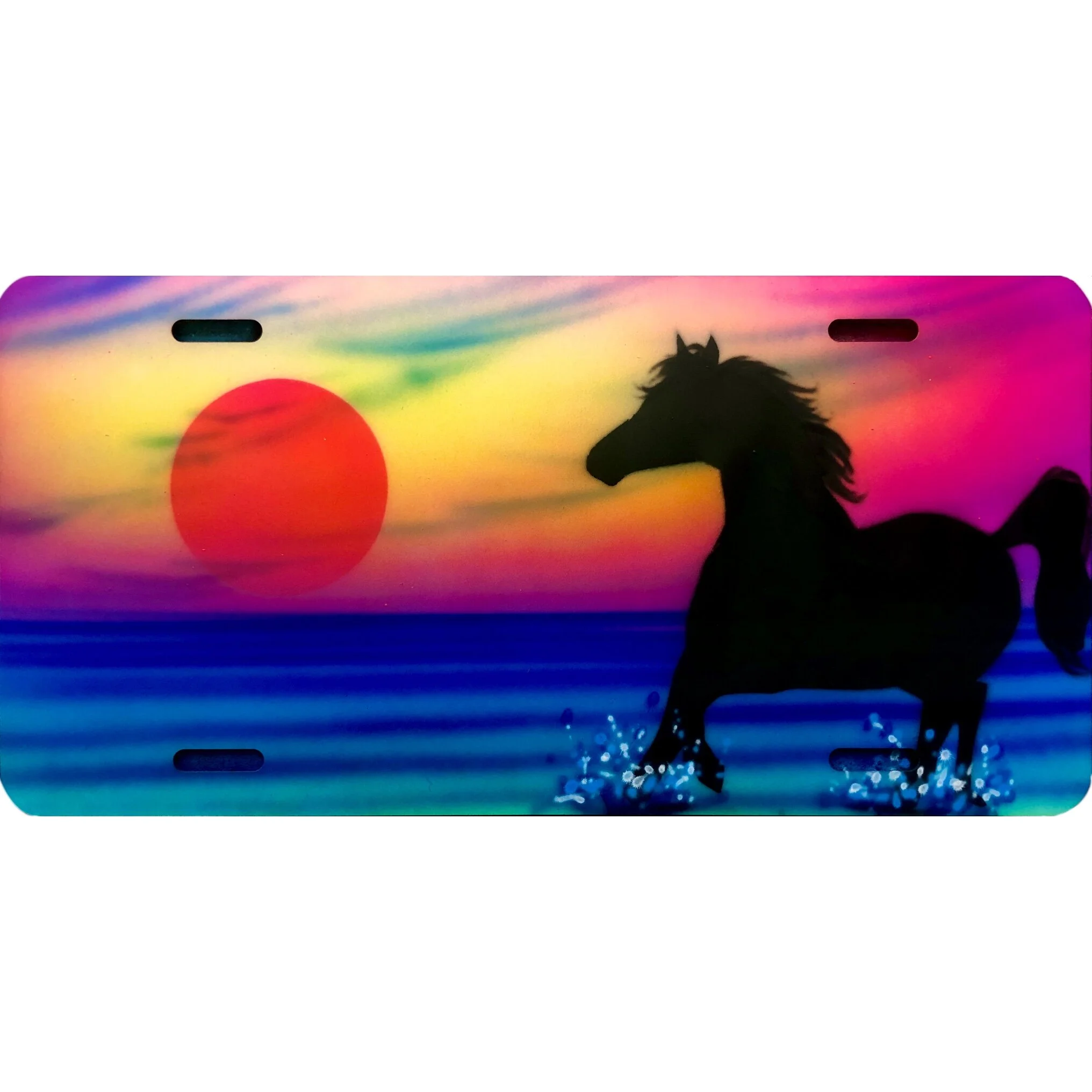 T26 Running Horse In Sunset