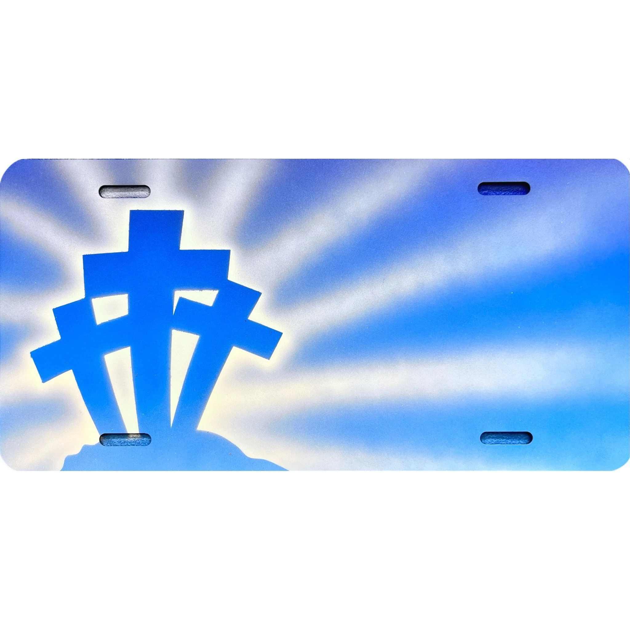 T56 Three Crosses in Blue