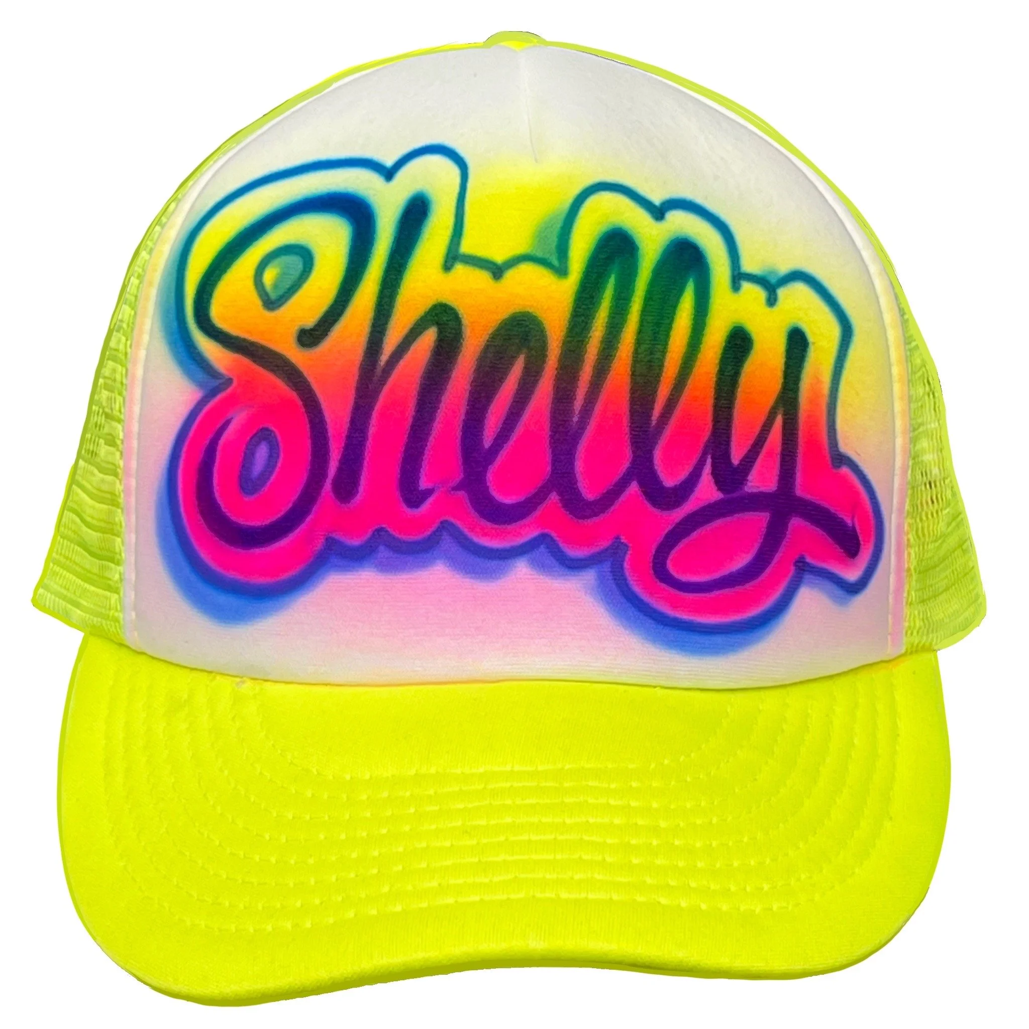 H-7 Script Outlined Shadowed Name