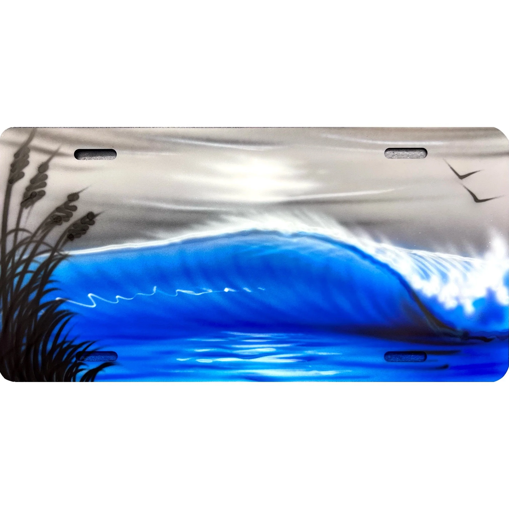 T57 Gray Sky Blue Wave with Sea Oats