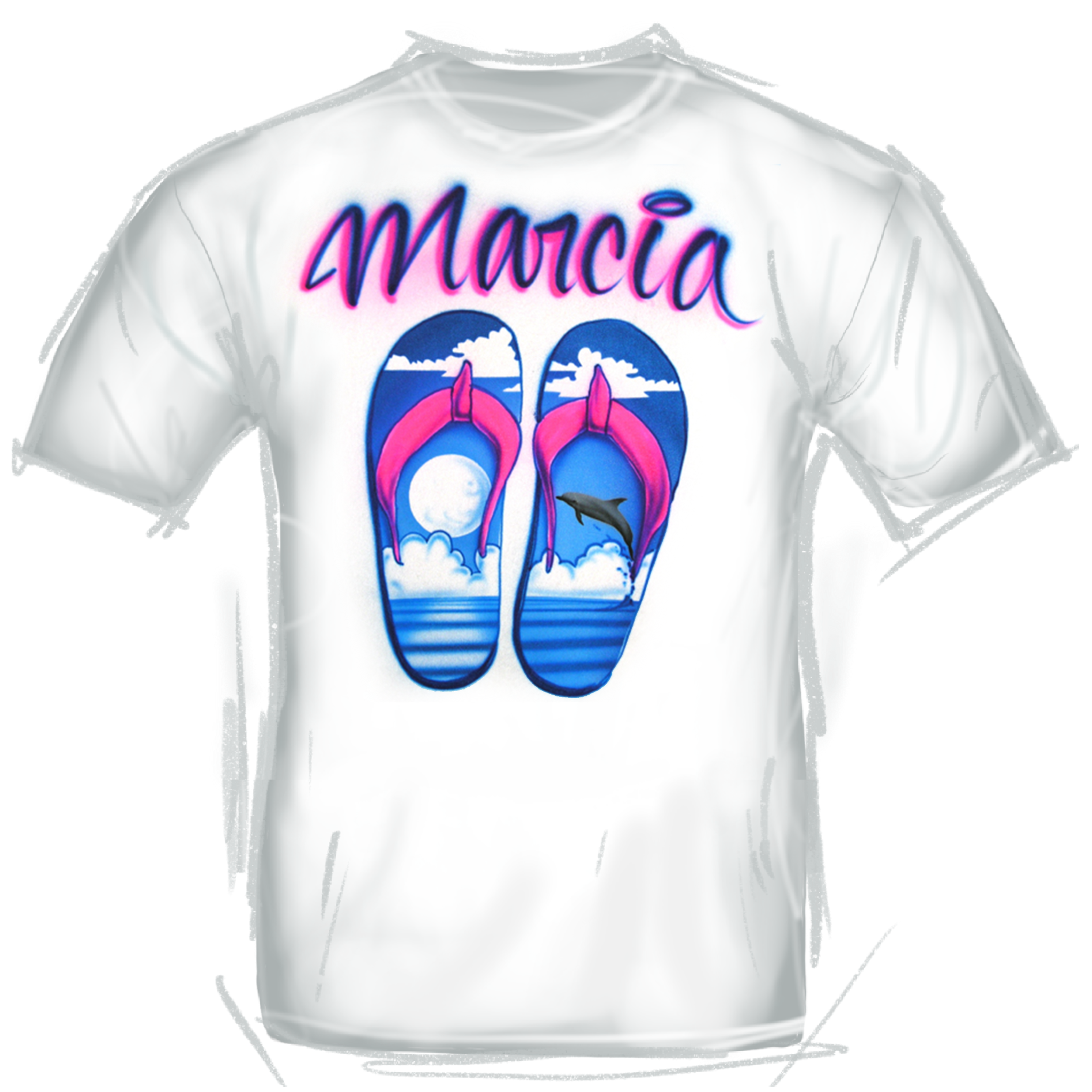 211 Moonlight Beach Flip Flops