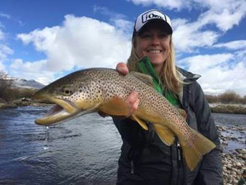 Beautiful Brown Trout caught Early Spring