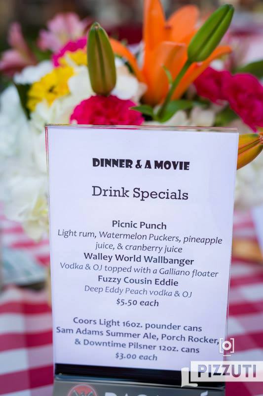 Custom menus for each movie theme