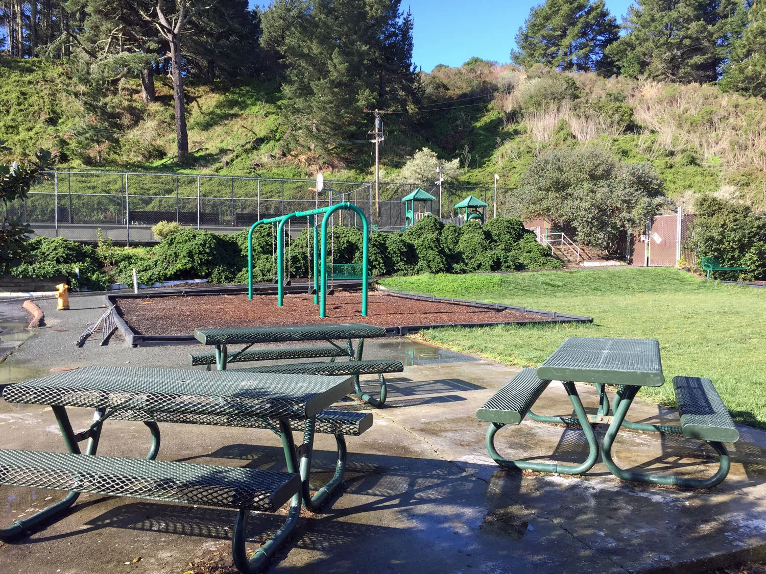 Playground barbecue/picnic area