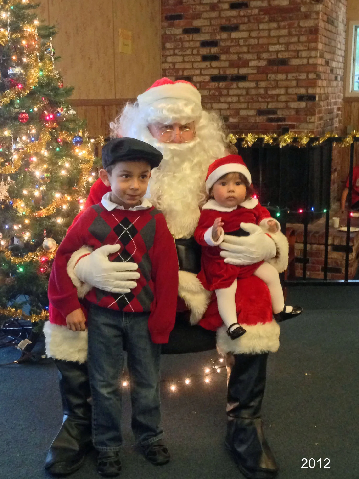 Clubhouse: photo with Santa 2012