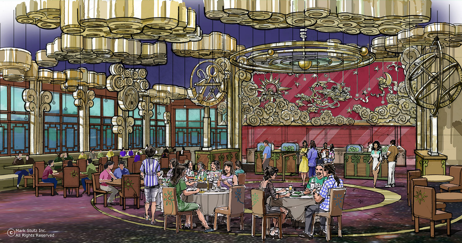 Themed food and beverage is a challenge in any market. You always need to determine a cost per square foot or meter; versus the revenue being generated per square foot or meter. Theming and scenery can bust a budget. And if the quality and type of food served is not carefully matched with the market the restaurant business will struggle. In China, I have become aware as to just how diverse the taste and market really is. In my western mind; thinking that Chinese food is, well, Chinese food. But in Asia there is a huge selection cuisines. One is catering to a much larger diversity than ever imagined. Every Province and region actually has local dishes and the taste and spices can be traced back many generations. Many regions have dishes that are cultural to that area. They can be based on many local themes such as mythology, climate, and seasons. A Chinese food court may look like one big Chinese restaurant to western eyes, but the diversity is as different as having Italian, French, Mexican, and American all beneath one roof.