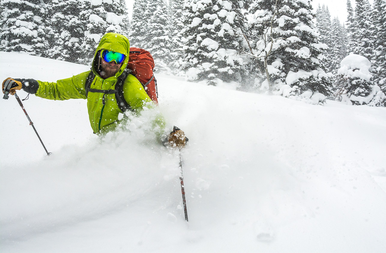 Deep Powder in the Tetons