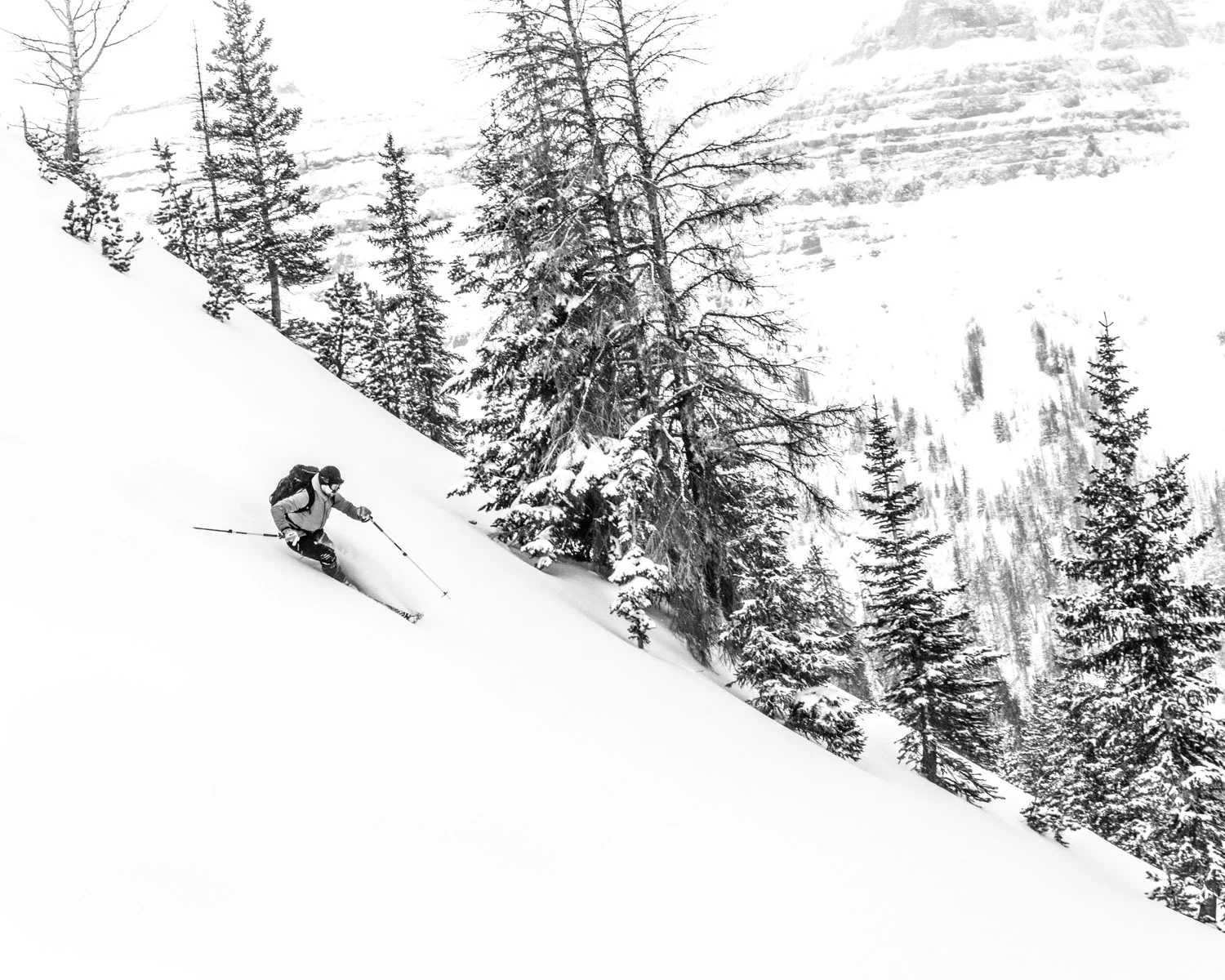 A backcountry ski adventure near Yellowstone National Park