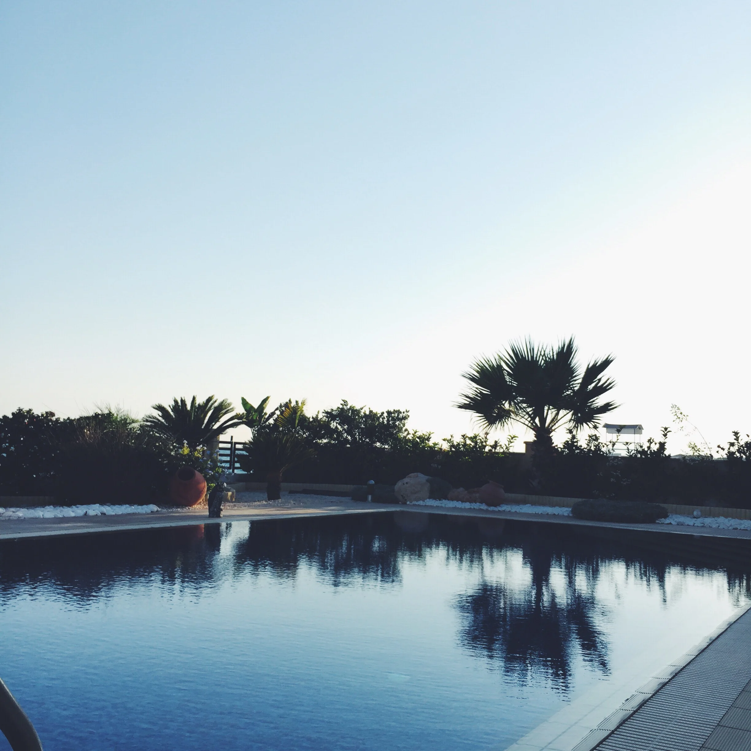 The swimingpool… who wouldn't jump straight in there??