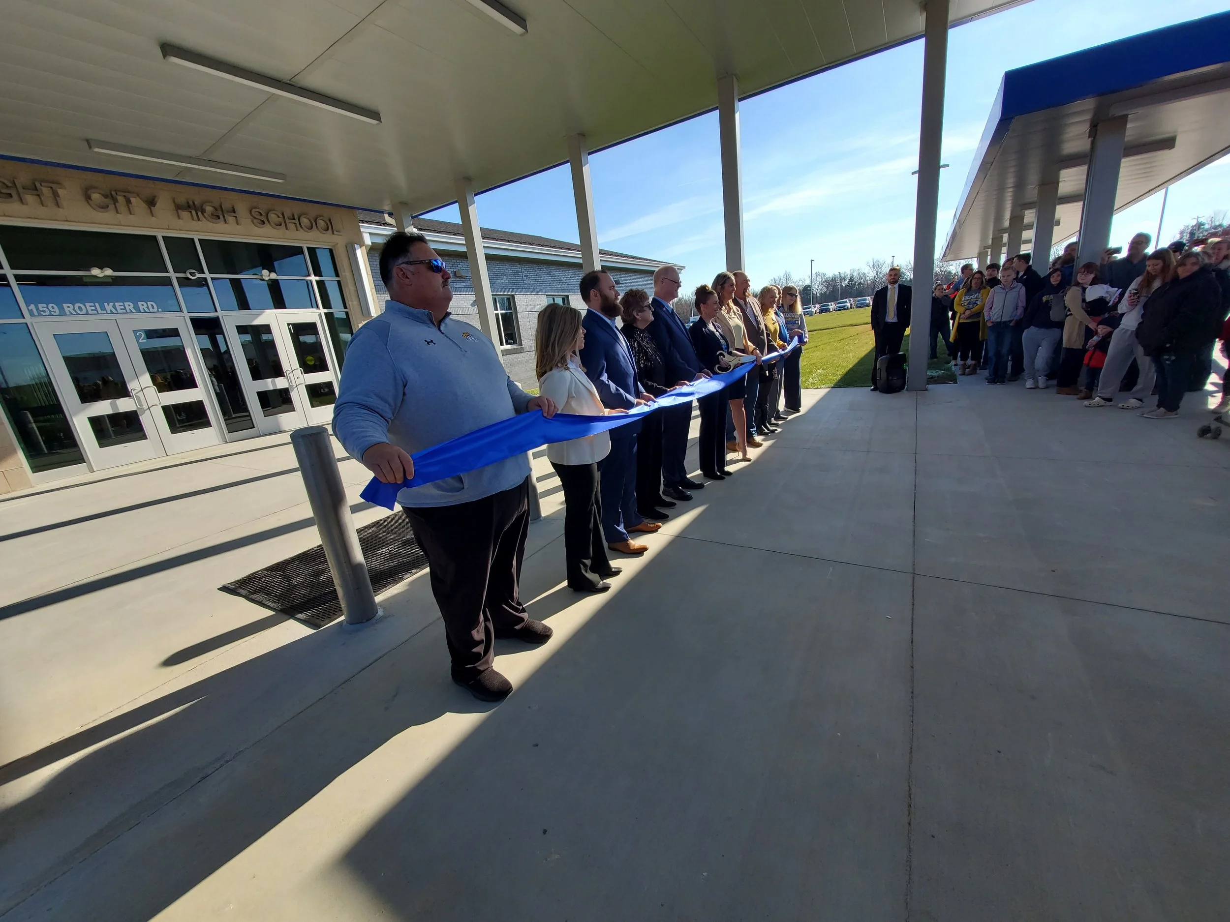Ribbon-Cutting for New Wright City High School