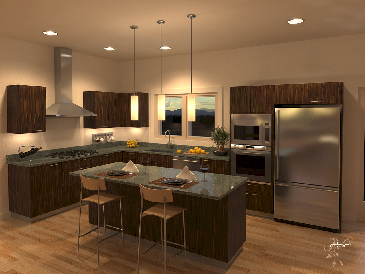MBR Studios- Chroma Kitchen Interior