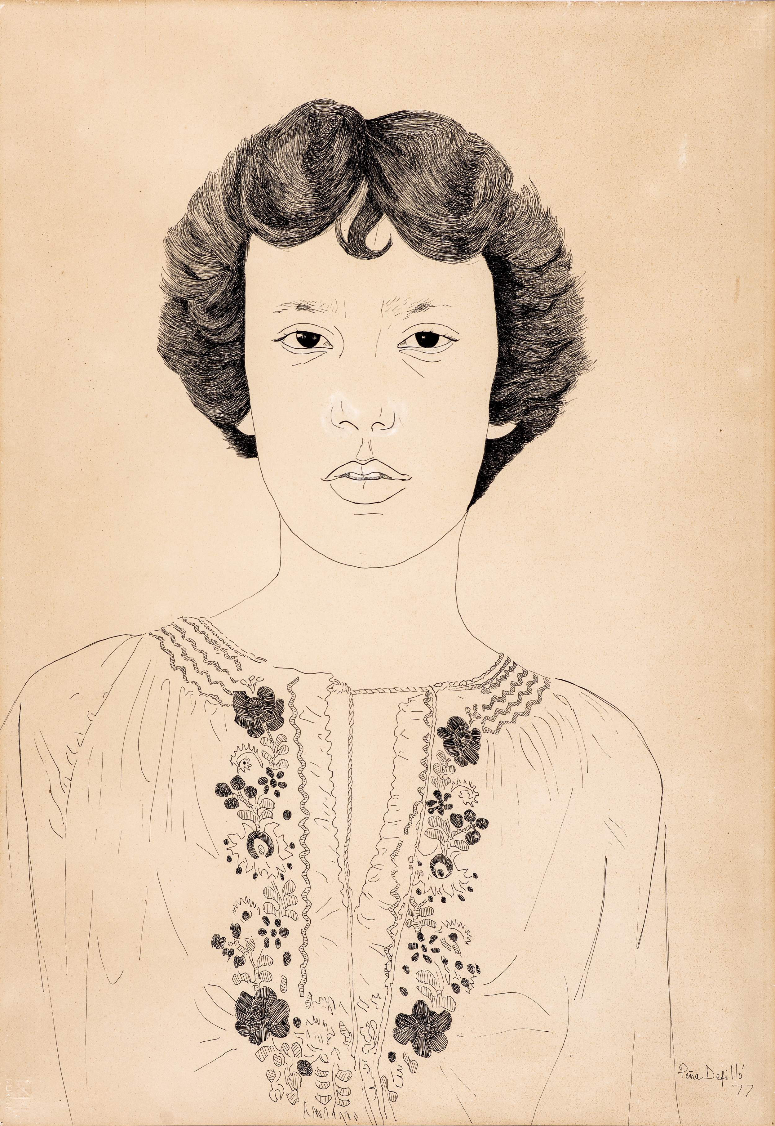 Retrato de Patricia, 1977. 