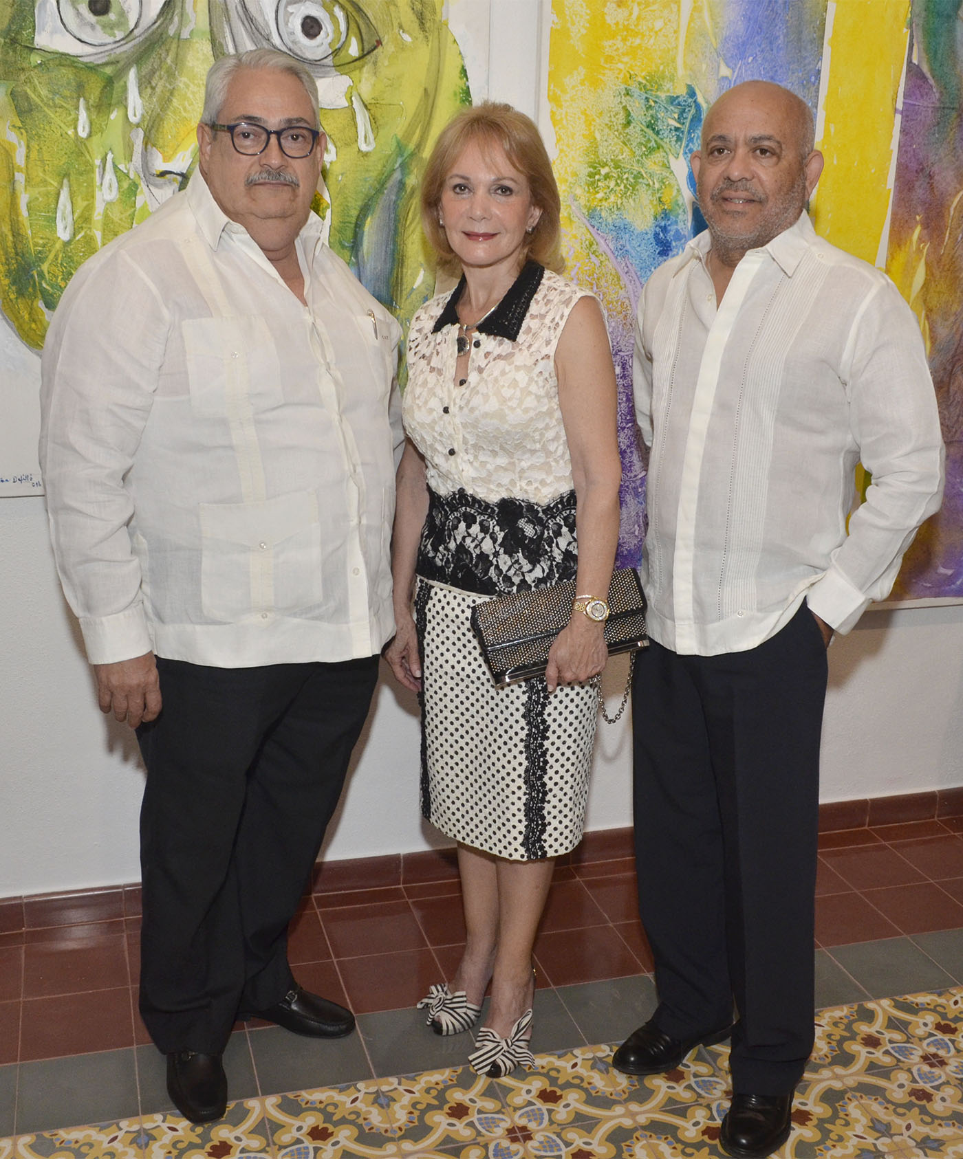 Carlos Torres, Clara Cabrera y Hugo Polanco