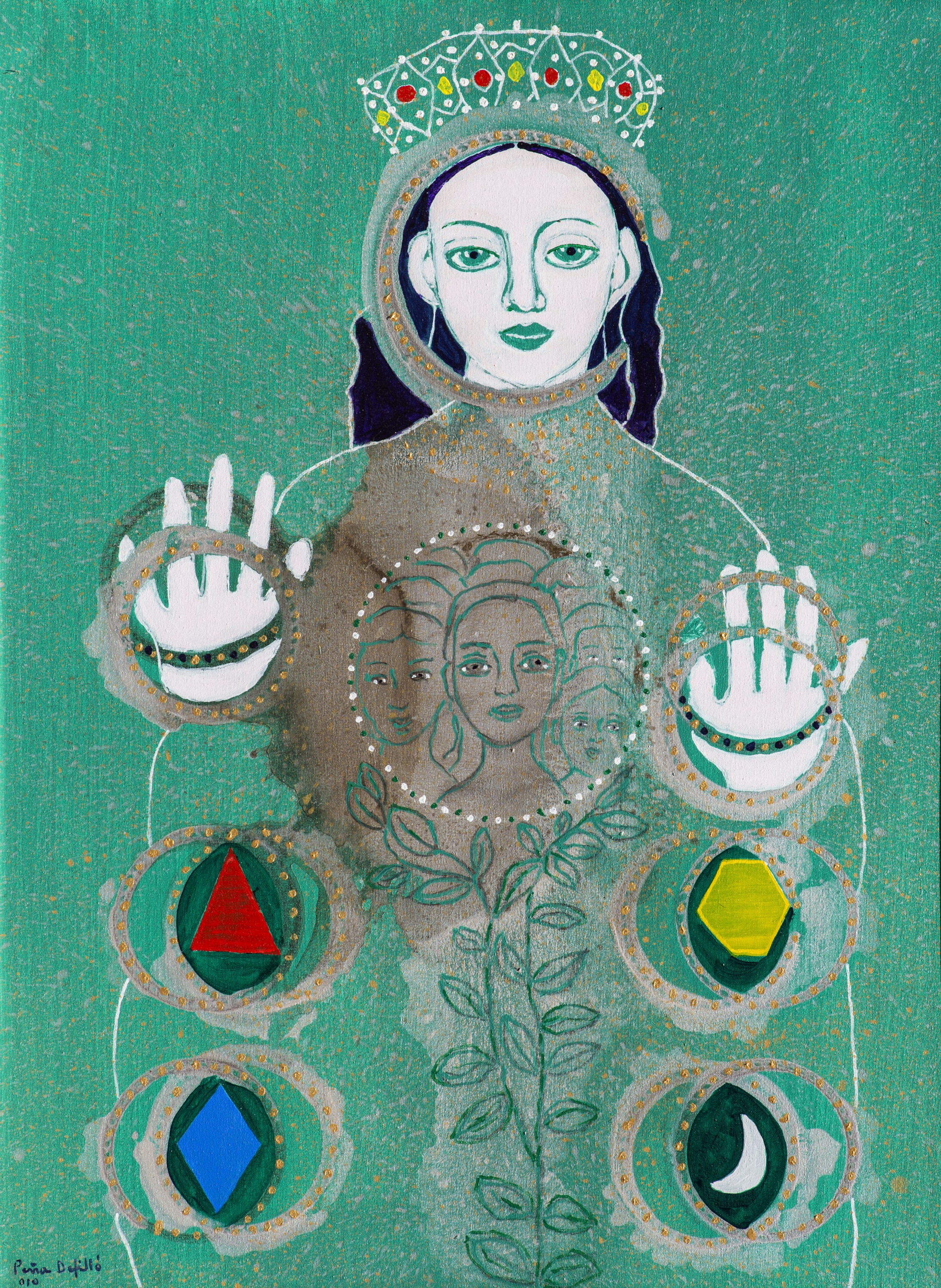 Virgen de la Esperanza (2010) I Acrílico sobre tela