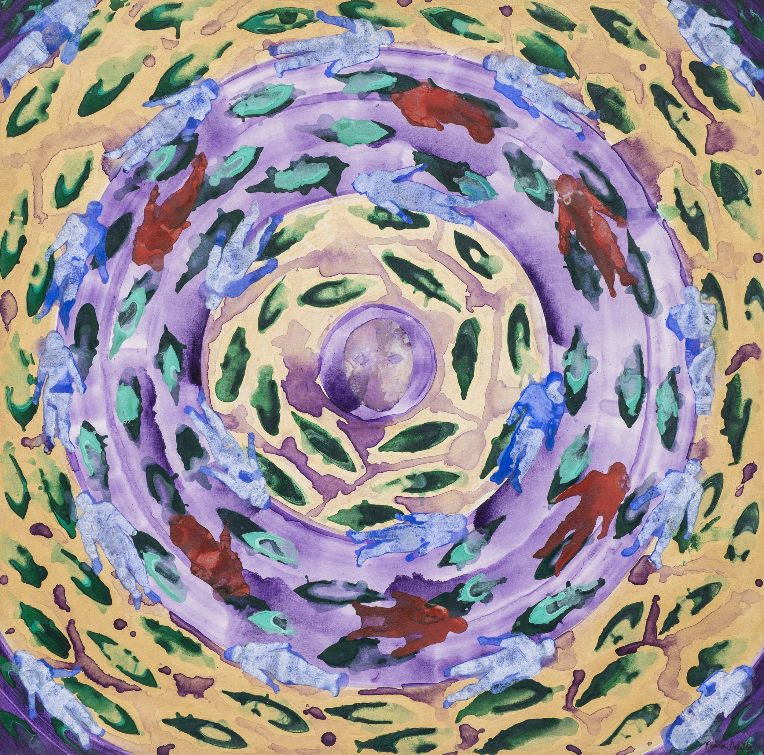 Fortuna (1994) Acrílico sobre tela. 143 x 143cm.